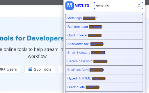 Mate Tools :: Quickly access mate.tools for the collection of free online tools to help streamline your productivity and workflow.