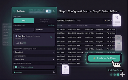 Sellfern - Order Sync :: Sellfern extension