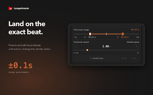Loopstream :: Organize YouTube videos and practice with repeatable loops.
