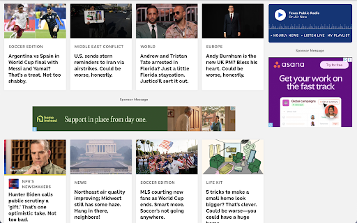 Rose-Colored Glasses :: Rewrites news headlines into happier versions. Sarcasm slider included.