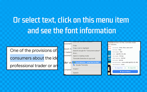 Font Detector – What font is this? :: Font Detector is a fast and free font finder tool that helps you identify any font on a webpage instantly. What font is used here?