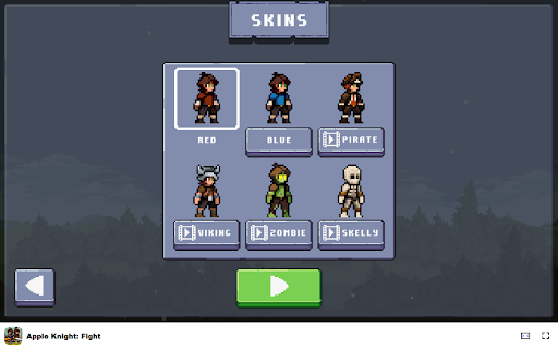 Apple Knight: Fight Game - Engage in Epic Knightly Duels! :: Join epic knight duels in this free, offline-compatible Chrome extension action platformer!