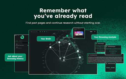 OCNO: Private AI Browser Brain :: Ask pages, chat with files, remember what you read, reconnect ideas, and keep your browser context local.