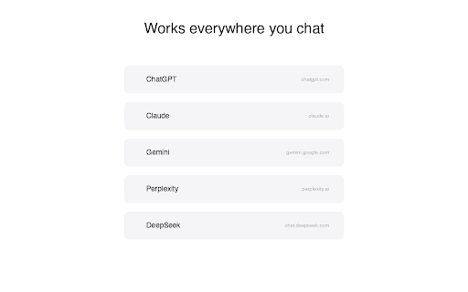ChatSave :: Export AI chat conversations to clean Markdown or PDF. Works with ChatGPT, Claude, Gemini, Perplexity, and DeepSeek.
