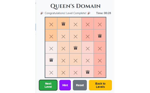 Queen's Domain: Logic Puzzle :: The ultimate logic puzzle for brain training. Perfect for logic lovers and puzzle enthusiasts