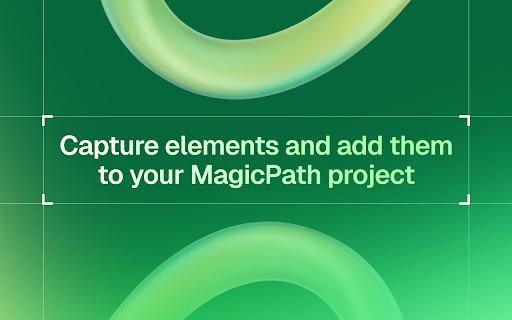 Web Capture - HTML to React with MagicPath :: Capture elements from the web. Convert elements into interactive React components and edit manually or with AI on a canvas.