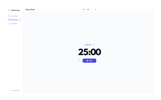 Goal Manager :: Manage goals and stay focused with Pomodoro timer.