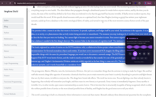 VoiceRead AI — Offline Text to Speech :: Listen to any webpage text using AI voices. Capture text + screenshots for later. 100% offline after setup.