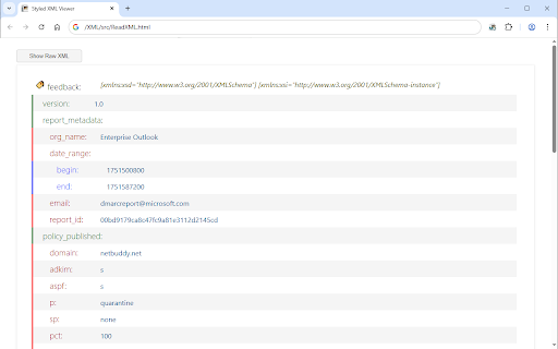 Styled XML Viewer :: Beautiful, readable formatting for XML files in the browser.