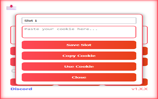 CookieX :: Lightweight cookie manager for Roblox — save, copy, and manage your .ROBLOSECURITY cookie with ease, all while being 100% secure!