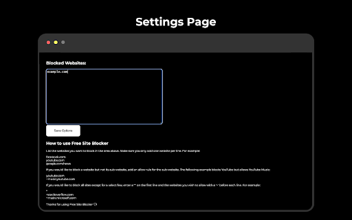 Free Site Blocker :: Free, Open Source website blocker