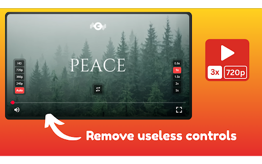 YouTube Miniplayer - Quick YT Controls :: Add custom buttons to YouTube player. Add custom YouTube player controls.