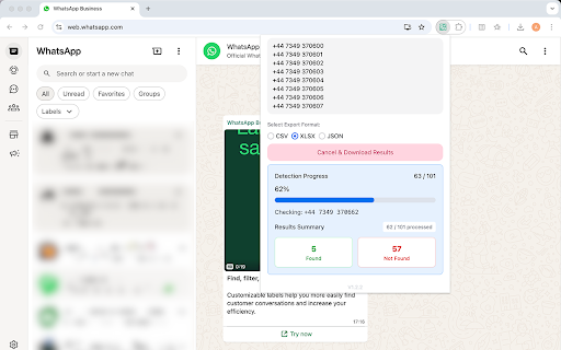 Number Checker for WhatsApp – Validate, Search & Lookup :: Bulk WhatsApp number filter and verification — fast, secure, and privacy-first.