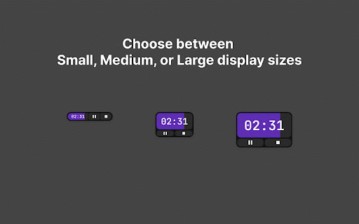 Time Share :: A visible countdown timer overlay for screen sharing during meetings