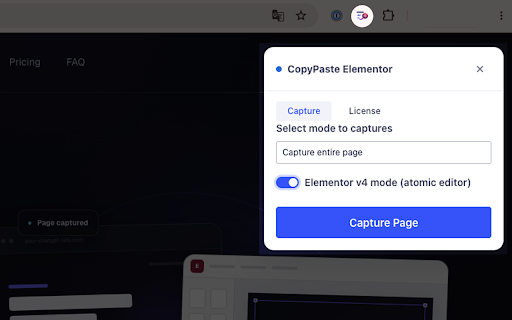 CopyPaste Elementor :: Chrome extension to help convert html web page to elementor widget