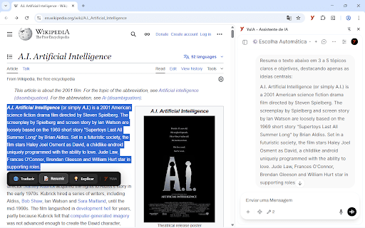YuIA – AI Assistant :: All the top AIs in your browser: ChatGPT, Gemini, DeepSeek and more. Translate, summarize and explain texts with just one click!