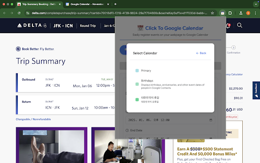 Web2Calendar :: Find events on the current page and add them to Google Calendar.