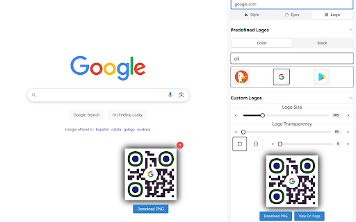 Qr Code Generator :: Easily create and customize QR codes directly from your browser! Fits seamlessly on any page.