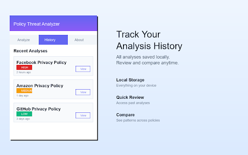 Policy Threat Analyzer :: AI-powered analysis of legal documents to identify hidden risks, unfair terms, and threats to your privacy.