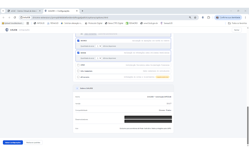 InfoJOB :: Automação de consultas INFOJUD no eCAC da Receita Federal para uso judicial.