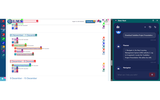 Deez Nust :: An Agentic Interface for the Nust LMS.
