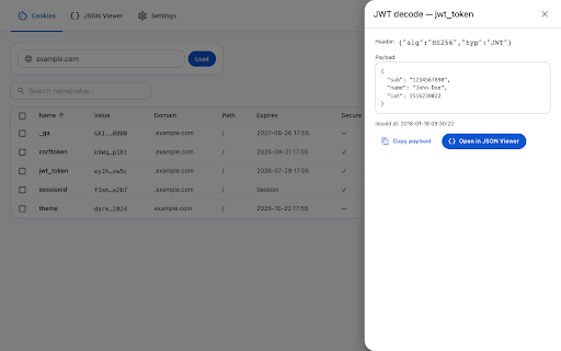 InfoPeek :: Peek into cookies & JSON — 100% local, zero tracking.