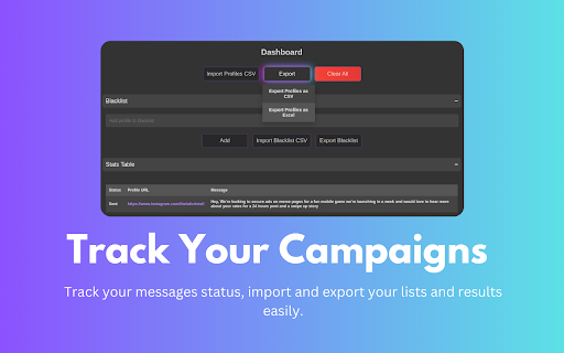 DMSpree - Instagram Outreach Automated :: DMSpree: Streamline outreach, boost leads, and save time with personalized messages, template management, and campaign tracking.