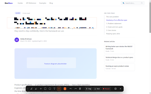 JustShowMe: Annotate, Snip & Record :: Record, snip, and annotate webpages privately. No account, no cloud, no tracking.