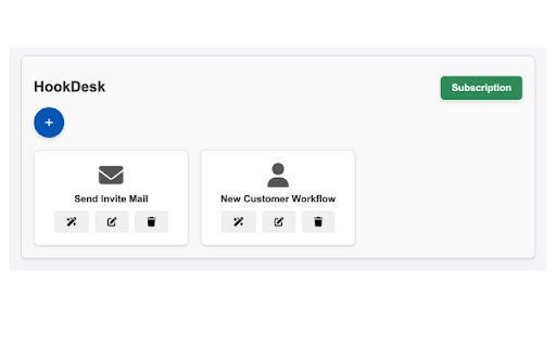 HookDesk :: Easily run your Automation Webhooks from your Browser.