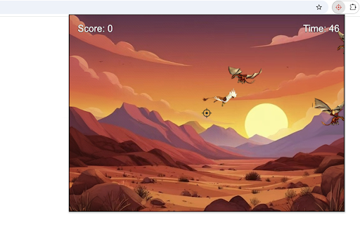 Sky Shooter :: Shoot down as many flying targets as you can to score big!