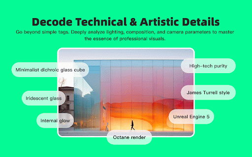 AI Prompt Reverse :: One-click to reverse image into AI prompts. Integrated with WeryAI for advanced image generation.