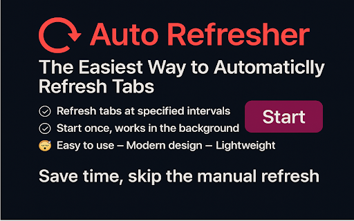 Auto Refresher :: Automatically refresh your tabs at specified intervals