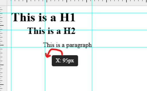 Gridlines :: Photoshop-like draggable gridlines with rulers