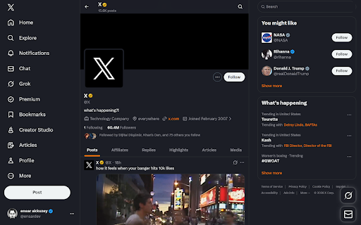 Dim for X :: Brings back the Dim theme to X (Twitter) with full color customization.