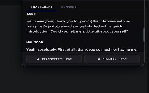 Noted AI - Free, Open Source AI Note Taker and Summarizer :: Records meeting tab audio, transcribe, diarize speakers, and summarize meetings.