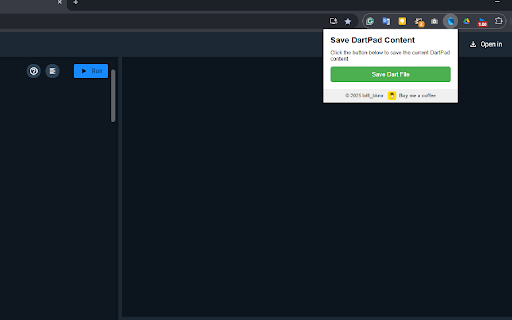 SavePad (Save DartPad Content) :: Save code from DartPad with one click.