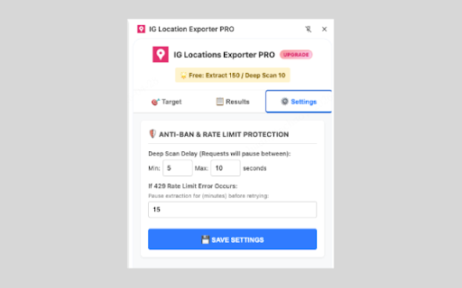 IG Location Exporter PRO :: IG Location Exporter efficiently scrapes geographic data to export Instagram location posts and places into CSV.