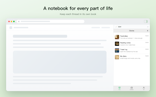 Islet :: Journal your day like a chat.