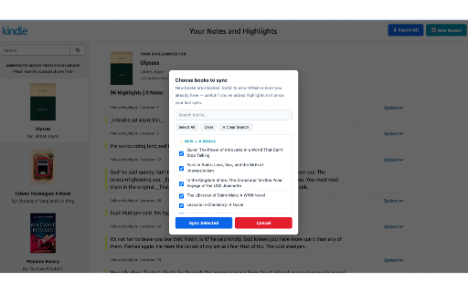 Kindle Highlights Exporter :: Export your Kindle highlights and watch them come alive in Kindle Highlights Viewer — free.
