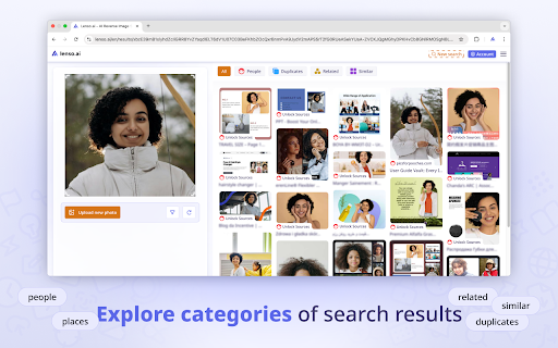 Lenso.ai Reverse Image Search :: Search by image, text or selection with lenso.ai reverse image search.