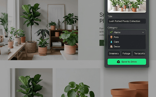 ImageSnap — Save Images & Context to Google Sheets :: Snap product images & context. Auto-save to Google Drive & Sheets. Perfect for ecommerce research, competitor tracking and sourcing.