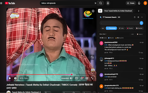 YouTube Comment Search Pro :: Powerful YouTube comment search with filters, analytics, regex, global search, export and more.