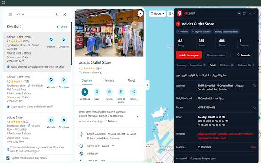 GBP Insight :: In-browser local SEO inspector and audit overlay compatible with Google Business Profile™ on Google Maps™.