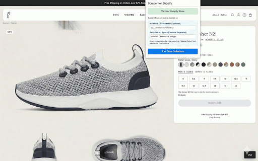 Scraper for Shopify :: Extract Shopify product data to Excel — metafields, barcodes, bulk images. Free trial included. Upgrade at scraperforshopify.com.