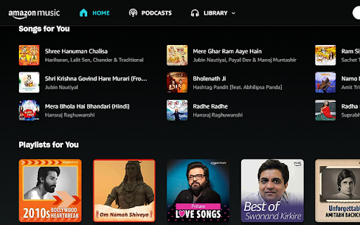 Amazon Music Web Player :: Unofficial Amazon Music Web Player Extension.