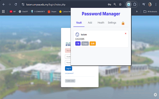 Local Password Manager :: Secure local password manager