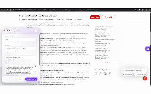 QuickHire Job Logger :: Capture job postings across supported career sites with per-user quotas.