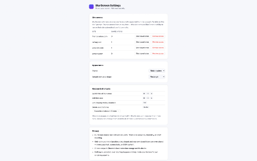 BlurScreen — Screen Blur for Privacy & Screen Sharing :: Screen blur tool for privacy. Hide sensitive info before you share on Zoom, Meet, or Teams. 100% local — nothing is ever uploaded.