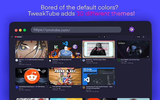 TweakTube :: Helps you to customize youtube to your liking!