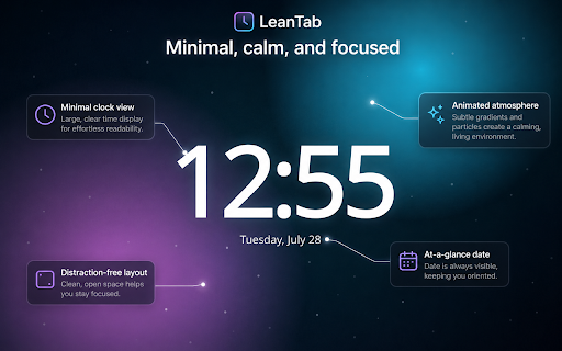 LeanTab — New Tab with Tiles & Wallpapers :: A customizable new tab with tiles, folders, profiles and custom wallpapers. Search uses your default Chrome search provider.
